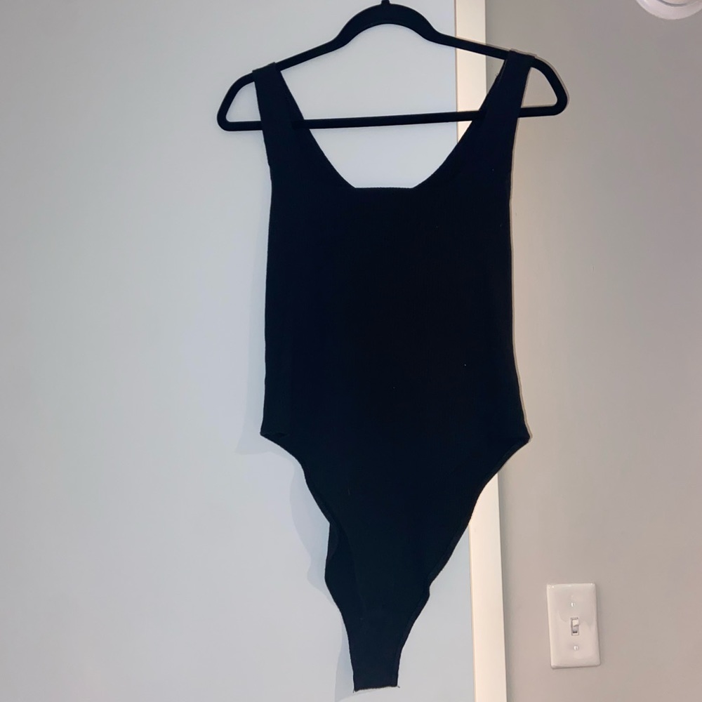 Thick strap tank bodysuit